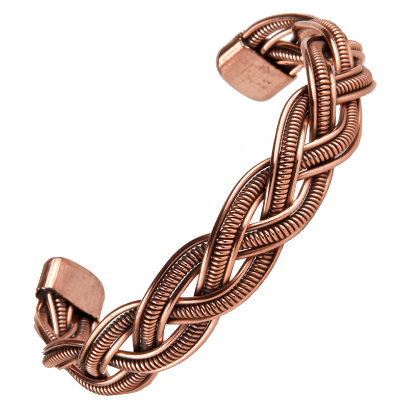 Copper Weave - Copper Bracelet - No Magnets
